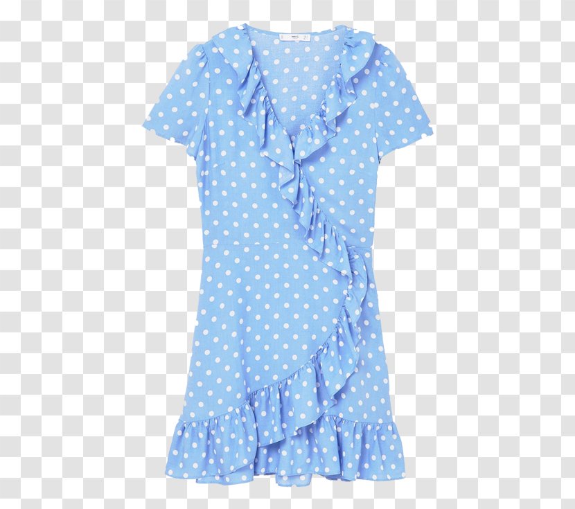 Dress Ruffle Polka Dot Clothing Sleeve - Tree Transparent PNG
