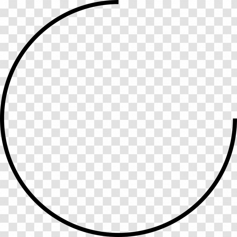 Gestalt Psychology O-ring Clip Art - Crescent - Line Transparent PNG