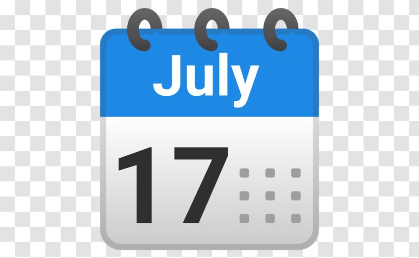 Emoji Calendar 17 July - Emojipedia Transparent PNG