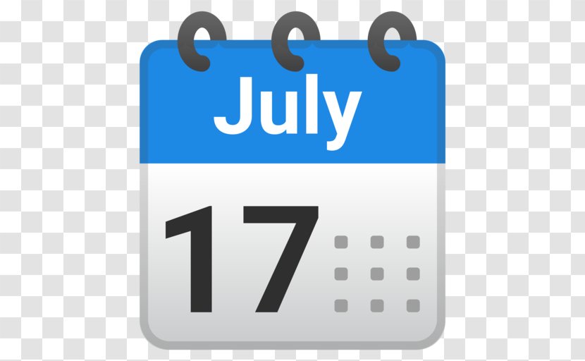 Emoji Calendar 17 July Emojipedia Transparent PNG