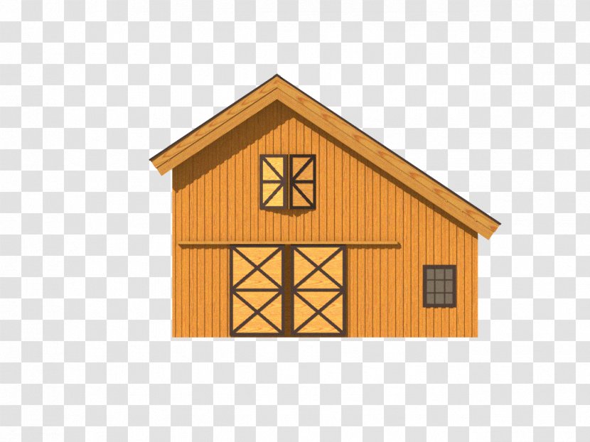 Saltbox Shed House Timber Framing Barn - Gable - A Corner Of The Roof Transparent PNG