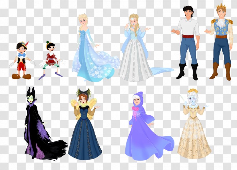 Beauty And The Beast Disney Fairies Fairy Tale Rapunzel Character - Blue - Fairytale Transparent PNG