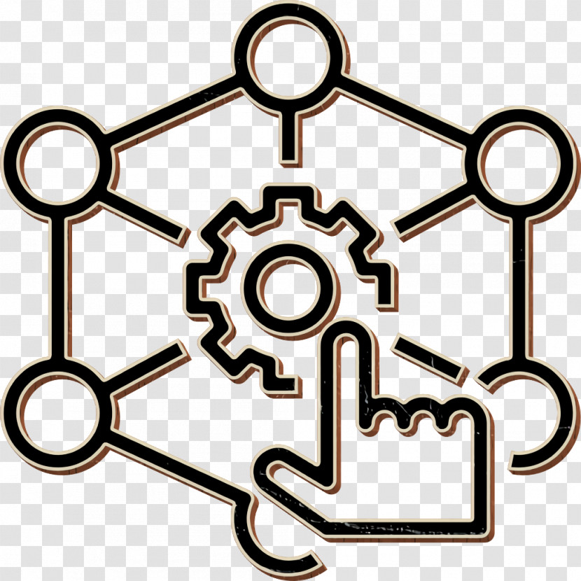 Marketing Management Icon Cog Icon Marketing Icon Transparent PNG