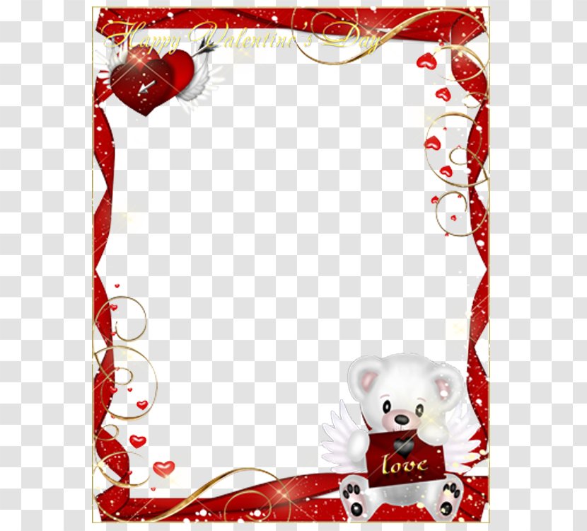 Love Sinhala SMS Valentines Day - Tree - Romantic Valentine Bear Photo Frame Transparent PNG