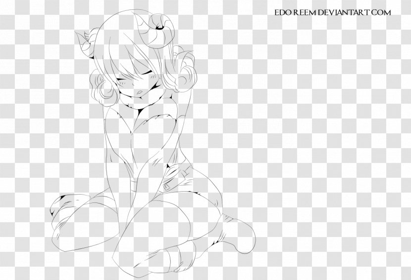 Drawing Line Art Monochrome Sketch - Silhouette - Aries Transparent PNG