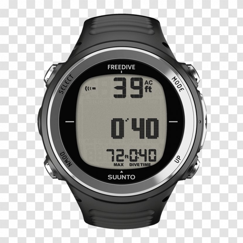 Free-diving Underwater Diving Snorkeling Dive Computers Scuba - Pedometer - Watches Transparent PNG
