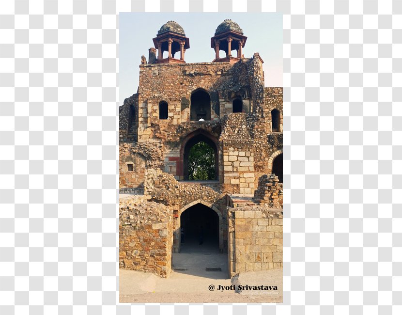 Purana Qila The Red Fort Khairul Manazil Fortification Ruins - Historic Site - Building Transparent PNG