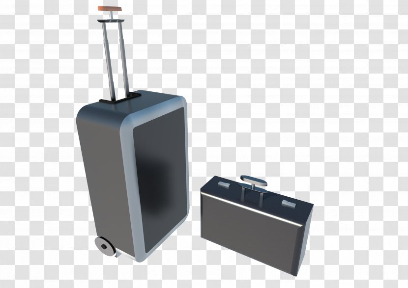 Technology Computer Hardware - Man Pulling Suitcase Transparent PNG