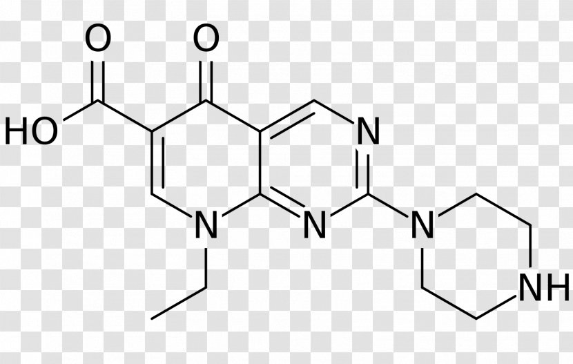 Pipemidic Acid Fluoroquinolone Molecule Piromidic - Oxalic - Chemical Substance Transparent PNG