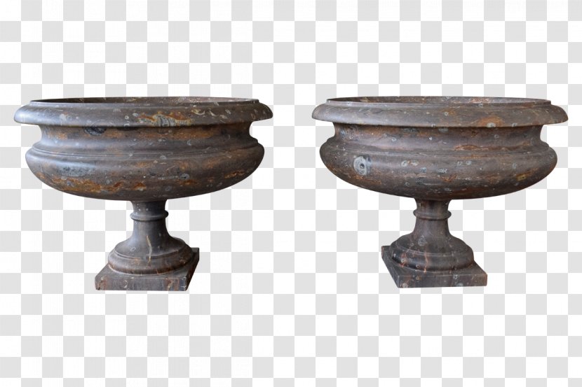Urn Antique Terracotta Pedestal Marble - Lamps Italy Transparent PNG