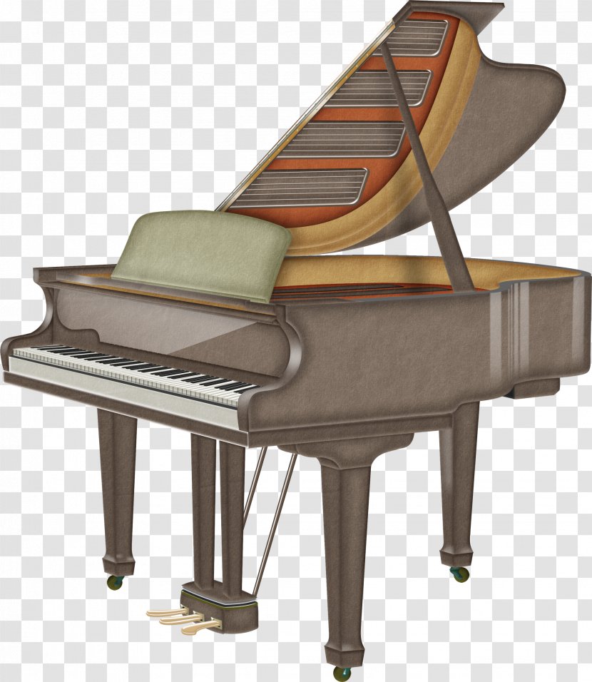Grand Piano Musical Instrument Photography Drawing - Flower Transparent PNG