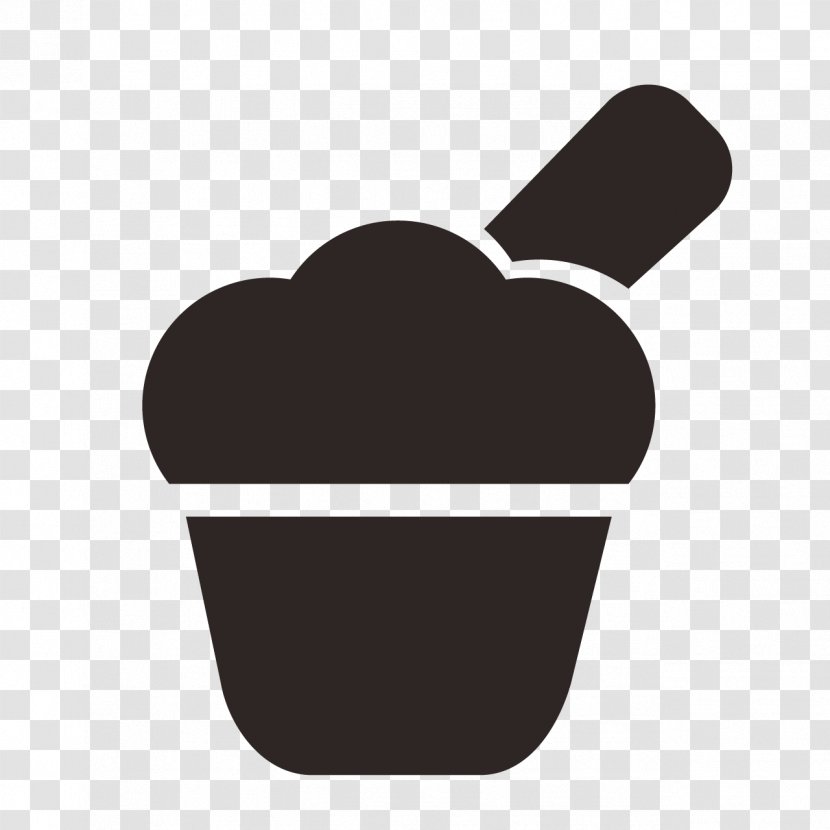 Ice Cream Vector Graphics Vexel - Silhouette - Adobo Icon Transparent PNG