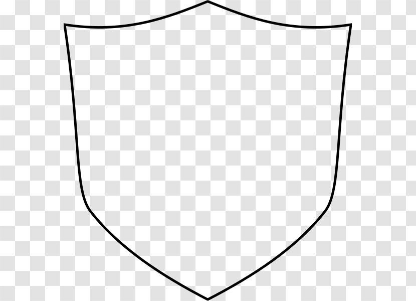 Escutcheon Coat Of Arms Shield Tarcza Szkolna - Black Transparent PNG