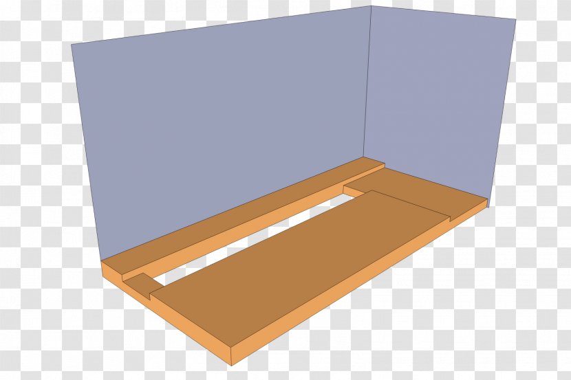 Wood Line Angle - Rectangle - Concrete Slab Transparent PNG