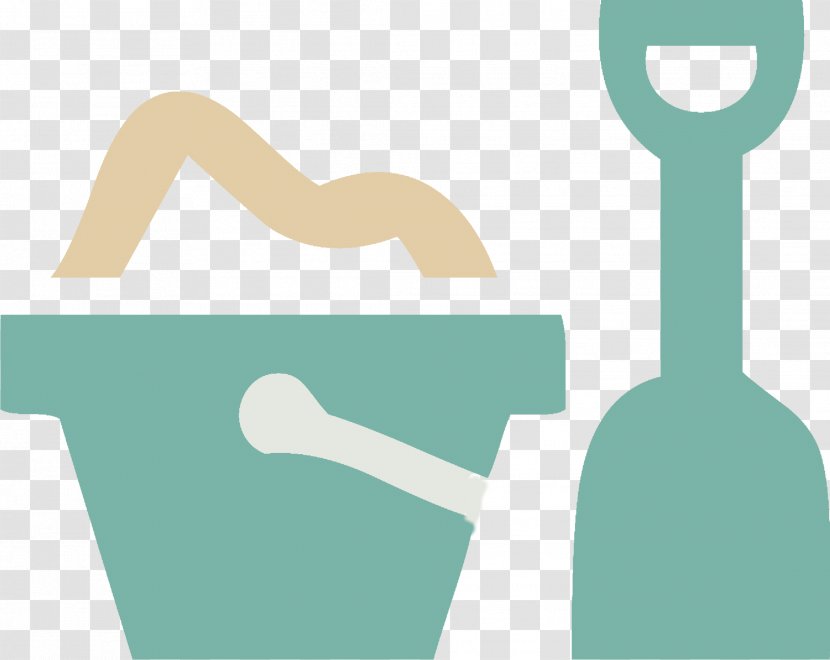 Bucket Cartoon Shovel - Blue Transparent PNG