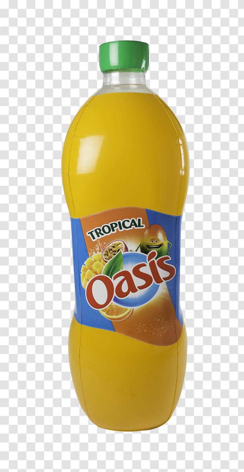 Orange Drink Juice Soft Fizzy Drinks Oasis - Bottle Transparent PNG