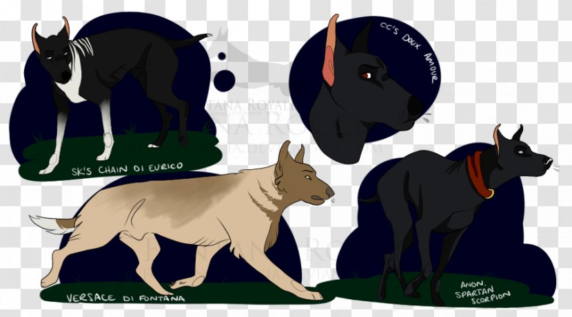 Dog Horse Cattle Pack Animal Canidae - Vertebrate Transparent PNG