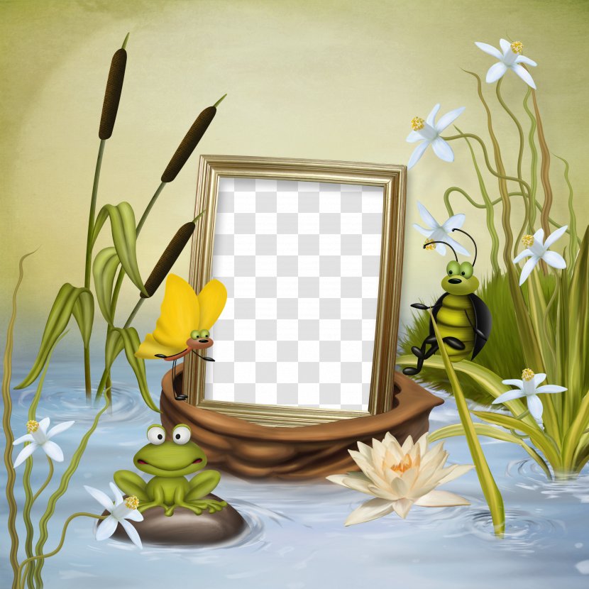 Picture Frame Clip Art - Window - Frog Transparent PNG