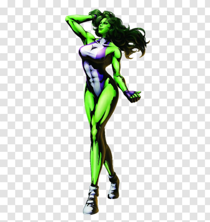 Marvel Vs. Capcom 3: Fate Of Two Worlds Ultimate 3 She-Hulk 2: New Age Heroes - Fantastic Four - She Hulk Transparent PNG