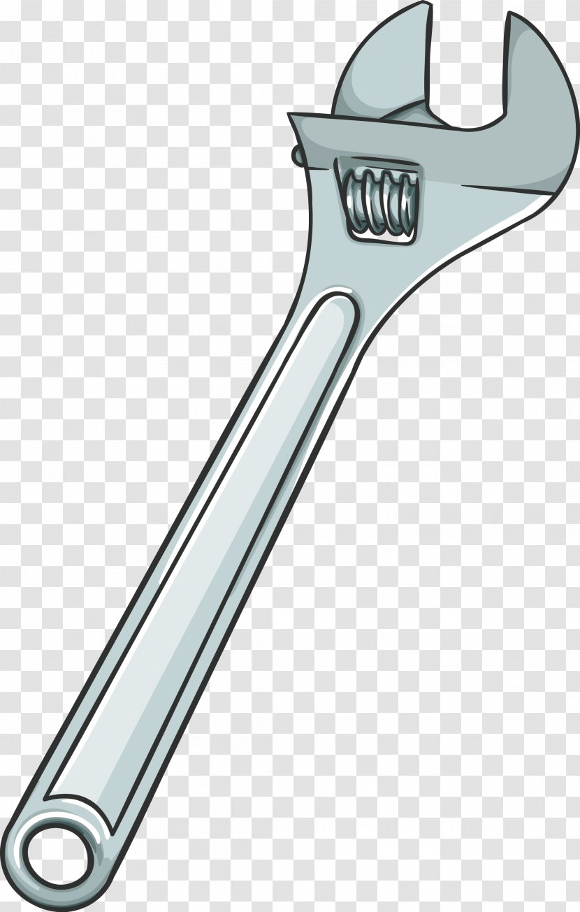 Adjustable Spanner Wrench Download - Hardware Accessory - Vector Transparent PNG