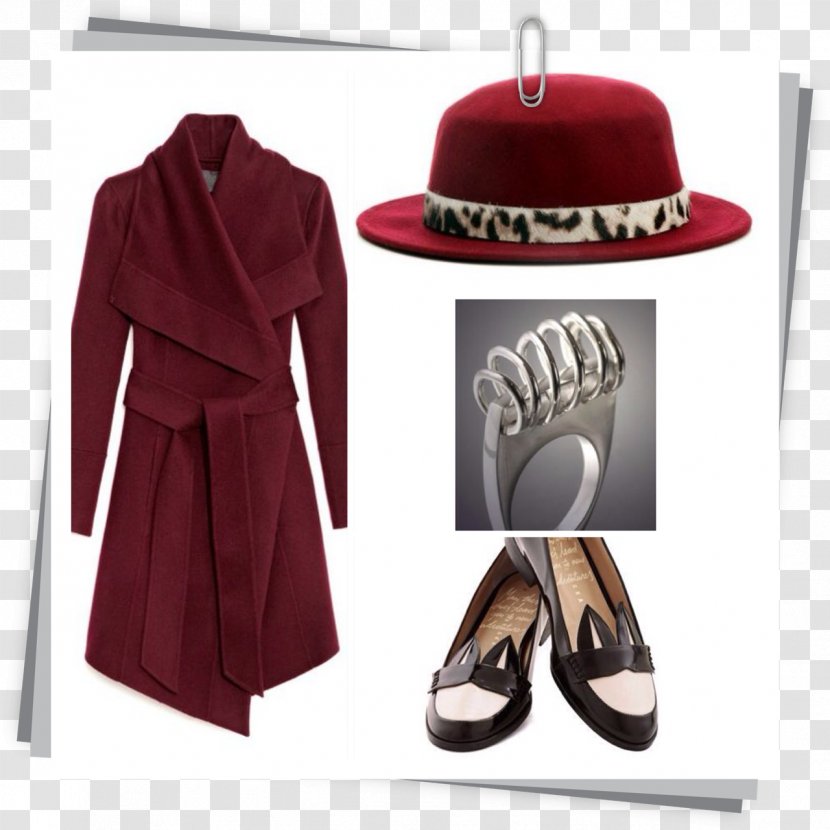 Outerwear Maroon Fashion - Design Transparent PNG