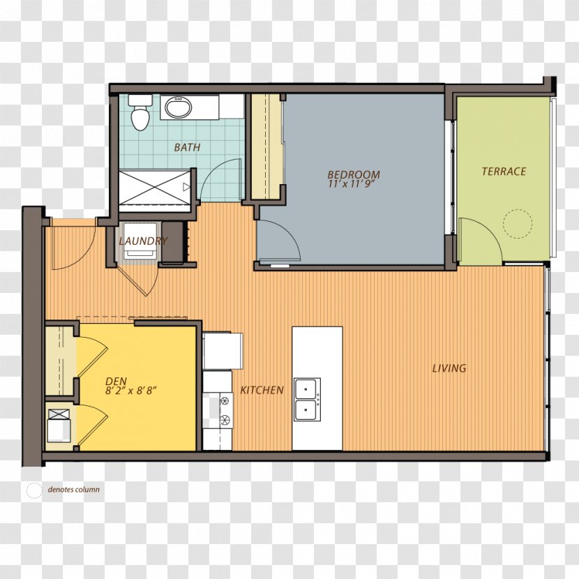 Ovation 309 Floor Plan Apartment Bedroom Renting Transparent PNG