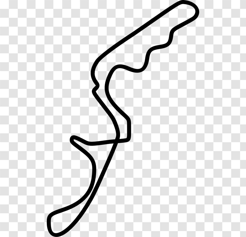 Suzuka Circuit 2018 FIA Formula One World Championship 2002 Japanese Grand Prix Race Track Clip Art - Black And White Transparent PNG