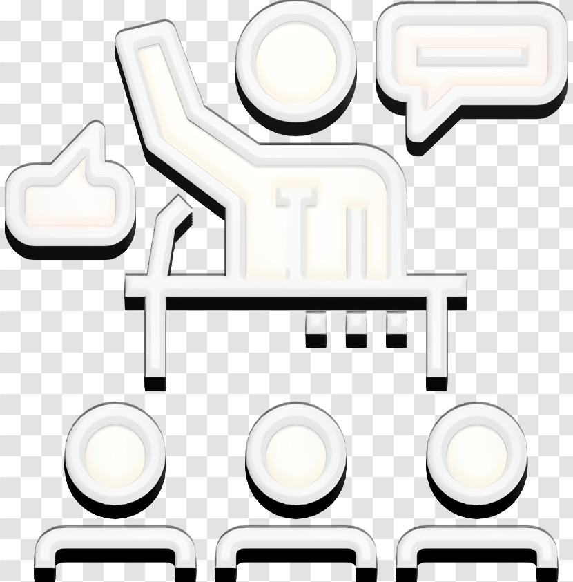 Business Situations Icon Presentation Icon Speech Icon Transparent PNG