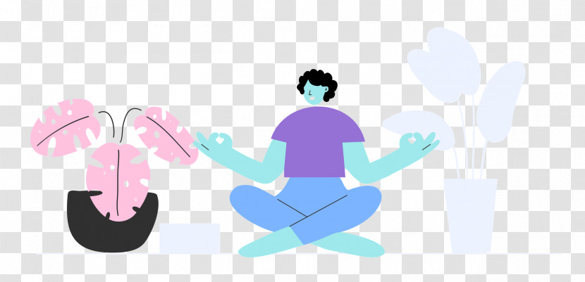 Meditating At Home Rest Relax Transparent PNG