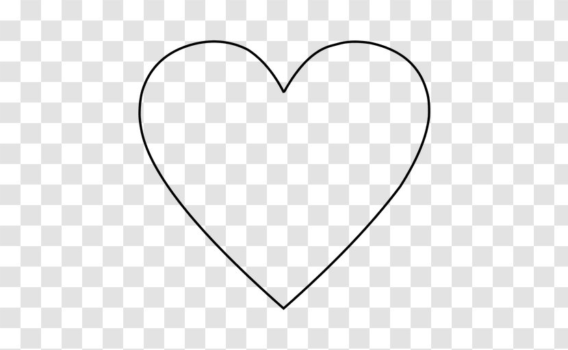 Heart Coloring Book Shape - Tree Transparent PNG