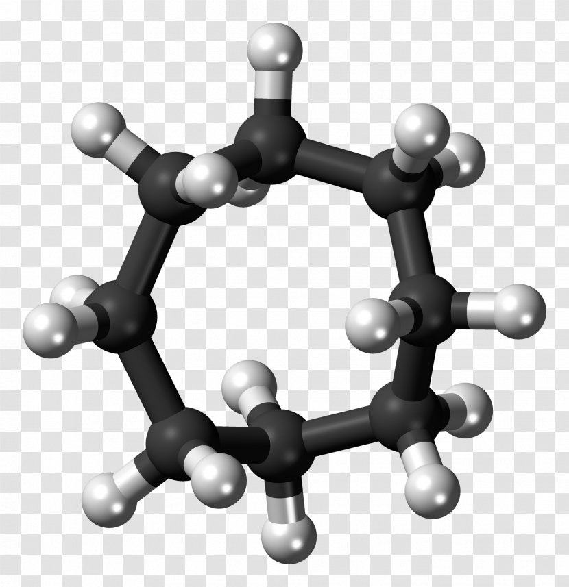 Molecule Cyclooctane Cycloalkane Chemical Compound Benzyl Cyanide - Hydrocarbon - Alkyne Transparent PNG