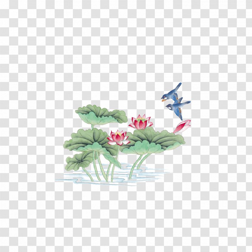 China Bird-and-flower Painting Chinese Gongbi - Flora - Flowers Transparent PNG