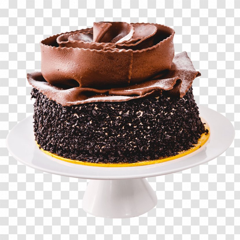 Flourless Chocolate Cake Pudding Ganache Sachertorte Transparent PNG
