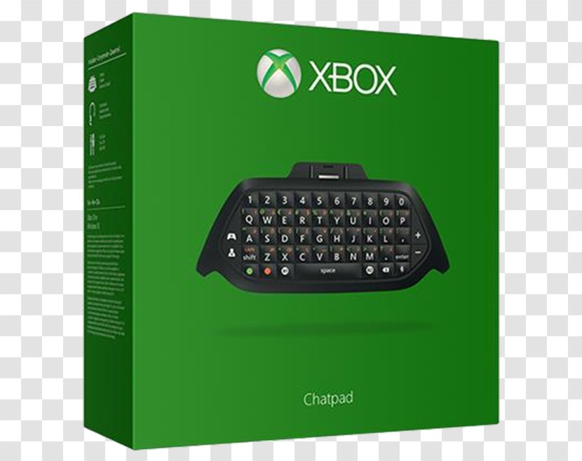 Computer Keyboard Microsoft Xbox One Chatpad Controller XBox Corporation - Electronic Device - Live Codes Never Used Transparent PNG