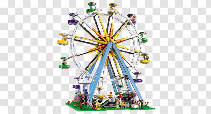 LEGO 10247 Creator Ferris Wheel Lego Minifigure Toy - Outdoor Recreation - Ferriswheel Transparent PNG