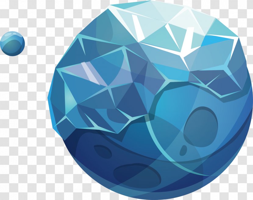 Download Adobe Illustrator - Solid Geometry - Blue Planet Transparent PNG