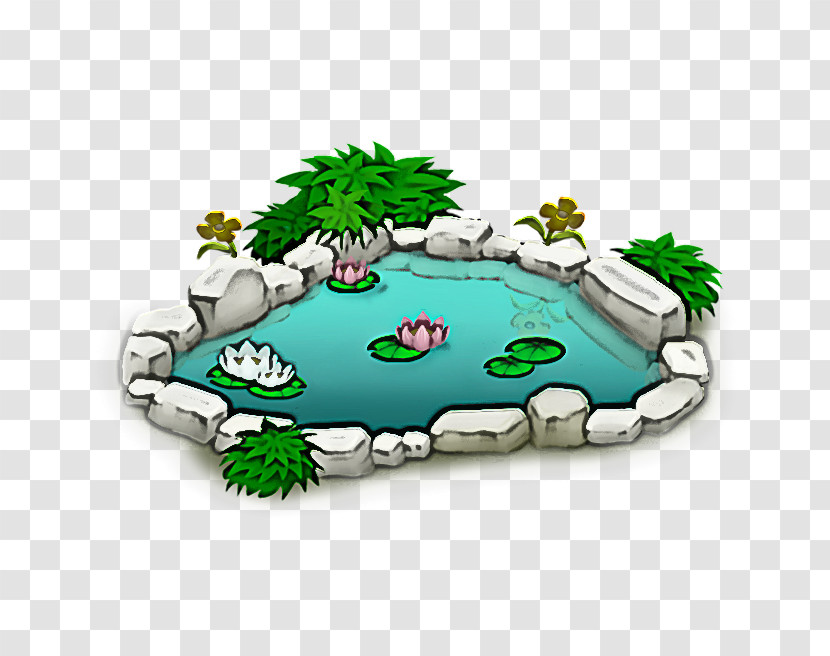 Green Grass Plant Pond Transparent PNG