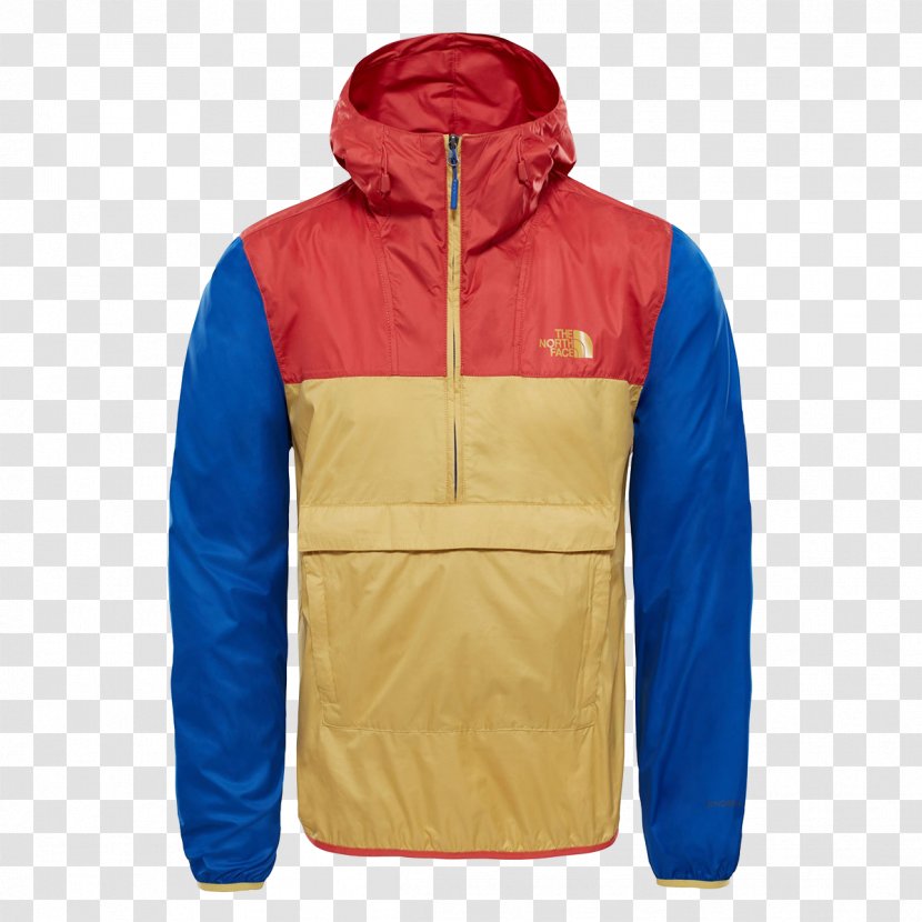 north face jacket blue and yellow