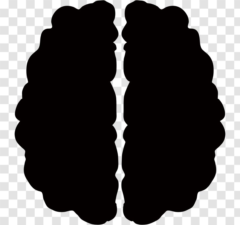 Clip Art Silhouette Brain Image Photograph - Black Transparent PNG