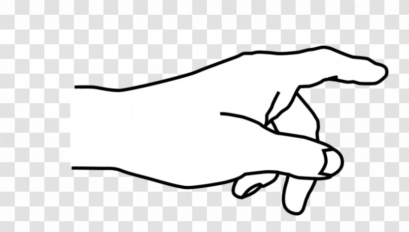 Index Finger Hand Pointing Clip Art - Joint Transparent PNG