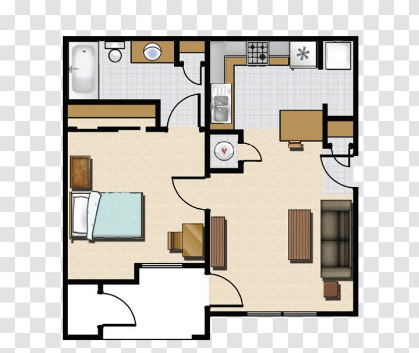 CastleRock At San Marcos Apartment House Floor Plan Home Transparent PNG