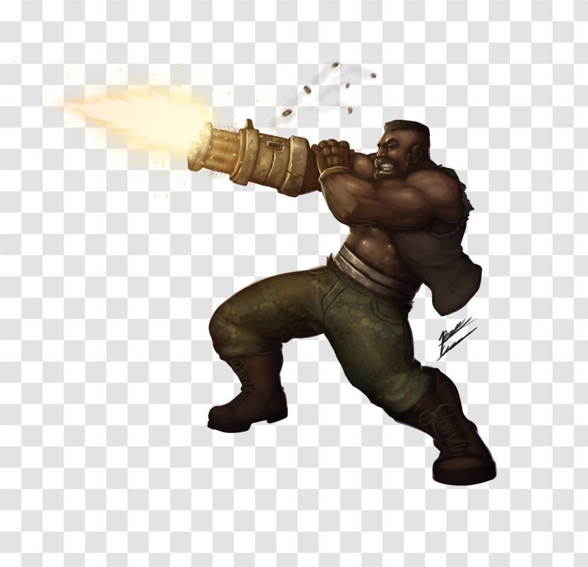 Barret Wallace Final Fantasy VII Video Games Drawing Art - Fictional Character - Poster Transparent PNG