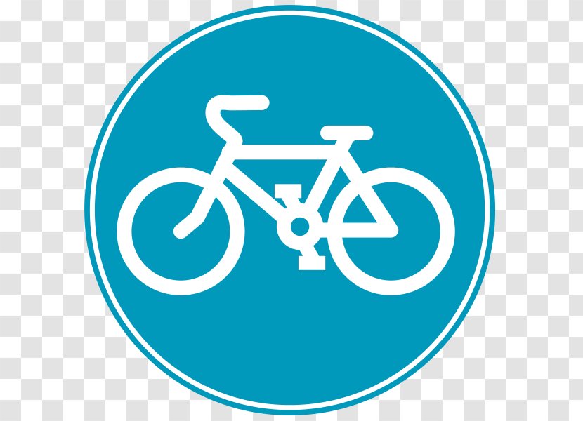 Bicycle Traffic Sign Road Cycling - Logo Transparent PNG