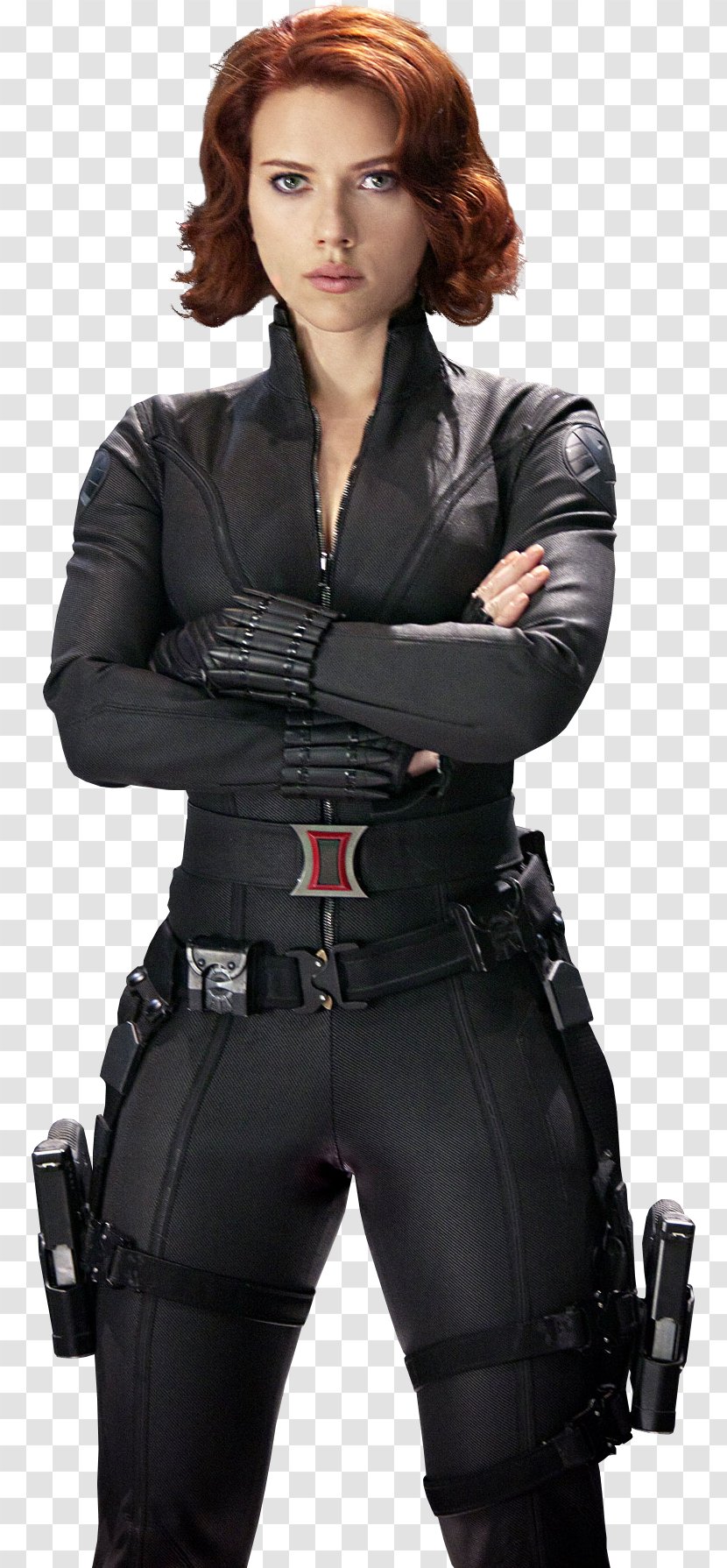 Scarlett Johansson Black Widow The Avengers Cosplay Costume - Heart - Image Transparent PNG