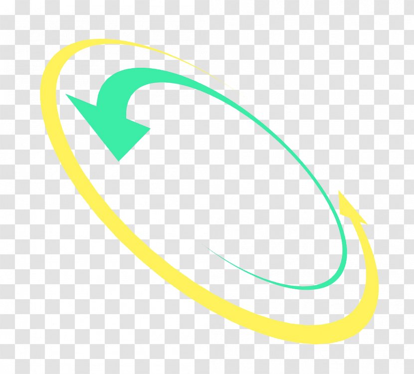 Yellow Area - Arrow Ring Cycle Transparent PNG