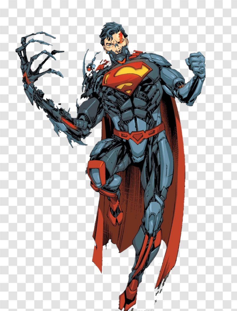 Hank Henshaw Cyborg Superman The New 52 Comic Book - Superhero - Dc Transparent PNG