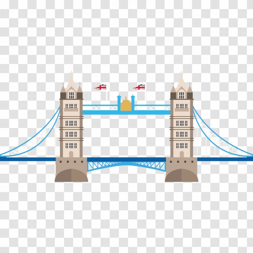 London Bridge LONDON TOWER BRIDGE Big Ben Tower Of - Vector Transparent PNG