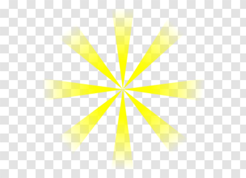 Symmetry Symbol Yellow Pattern - Shine Transparent PNG
