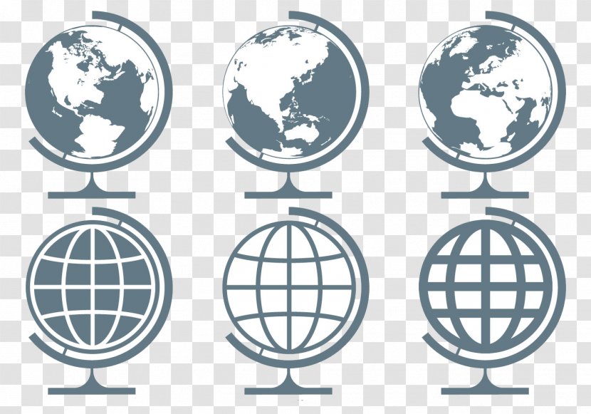 Earth Globe Icon - Cartoon Transparent PNG