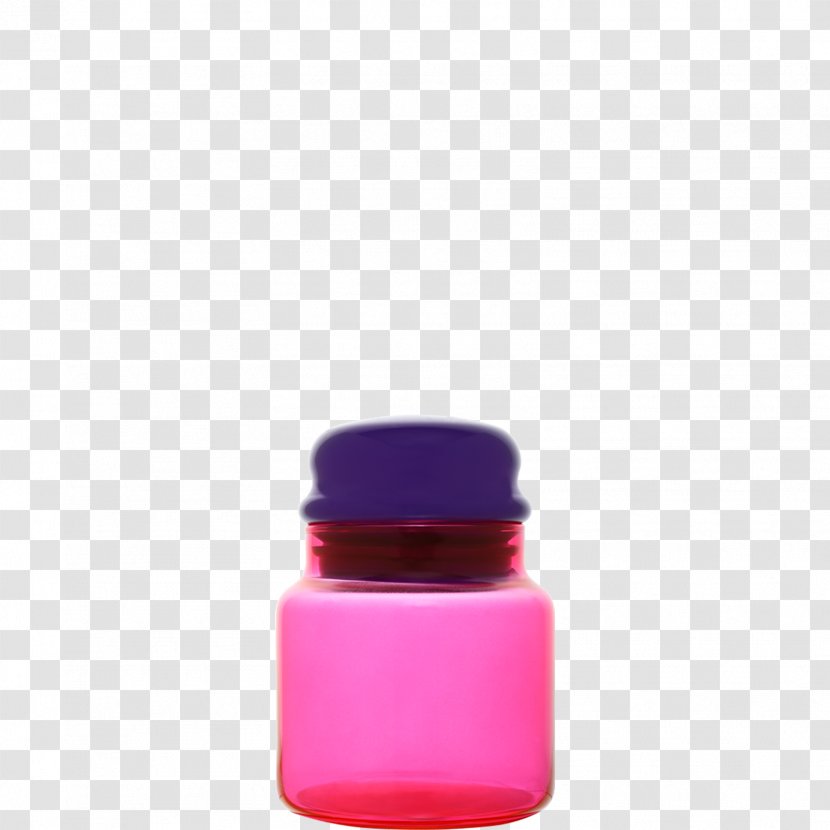 Glass Bottle Water Bottles Magenta - Seting Transparent PNG